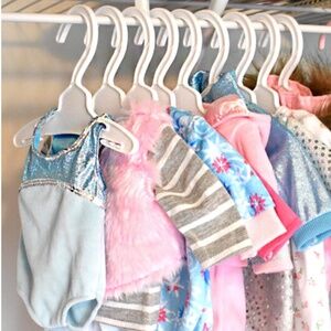 Hangers for American Girl & Other 18" Doll Fashions & Clothing - 28 pc Set